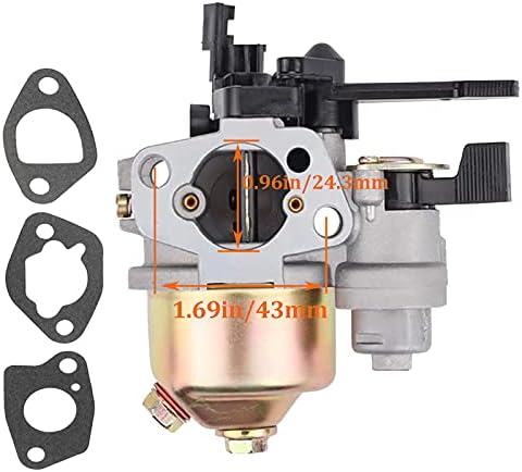 Harbor Freight 212cc Carburetor Replacement for Predator 212cc R210 6.5HP 7HP OHV Horizontal Engine - Includes Spark Plu